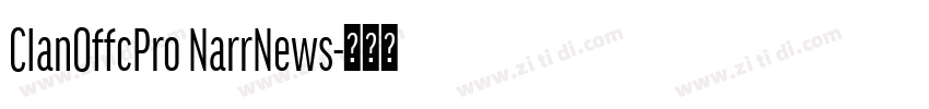 ClanOffcPro NarrNews字体转换